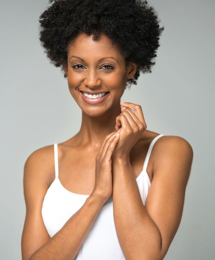 ardmore emsculpt neo model with curly hair
